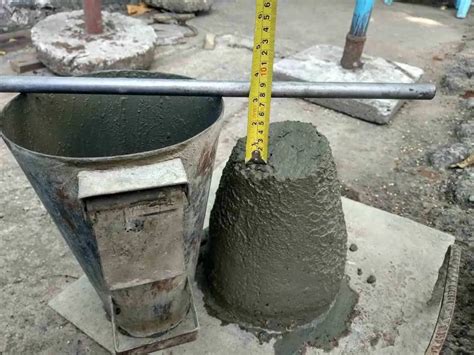 what are compression and slump tests|slump test for concrete mix.